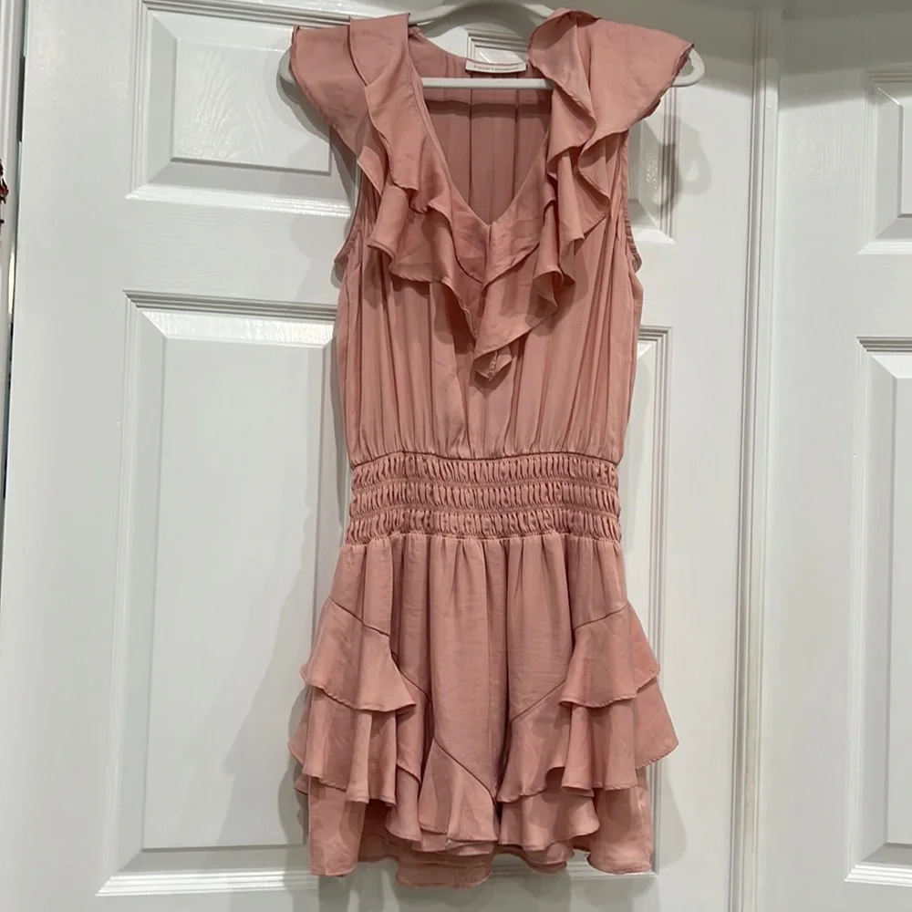 Pookie&Sebastian pink ruffle dress - Picture 1 of 4